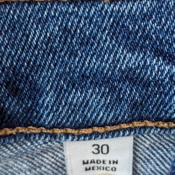 Calvin Klein Jeans Button Fly Cutoff Jean Shorts Size 30 Stretch - Picture 6 of 8